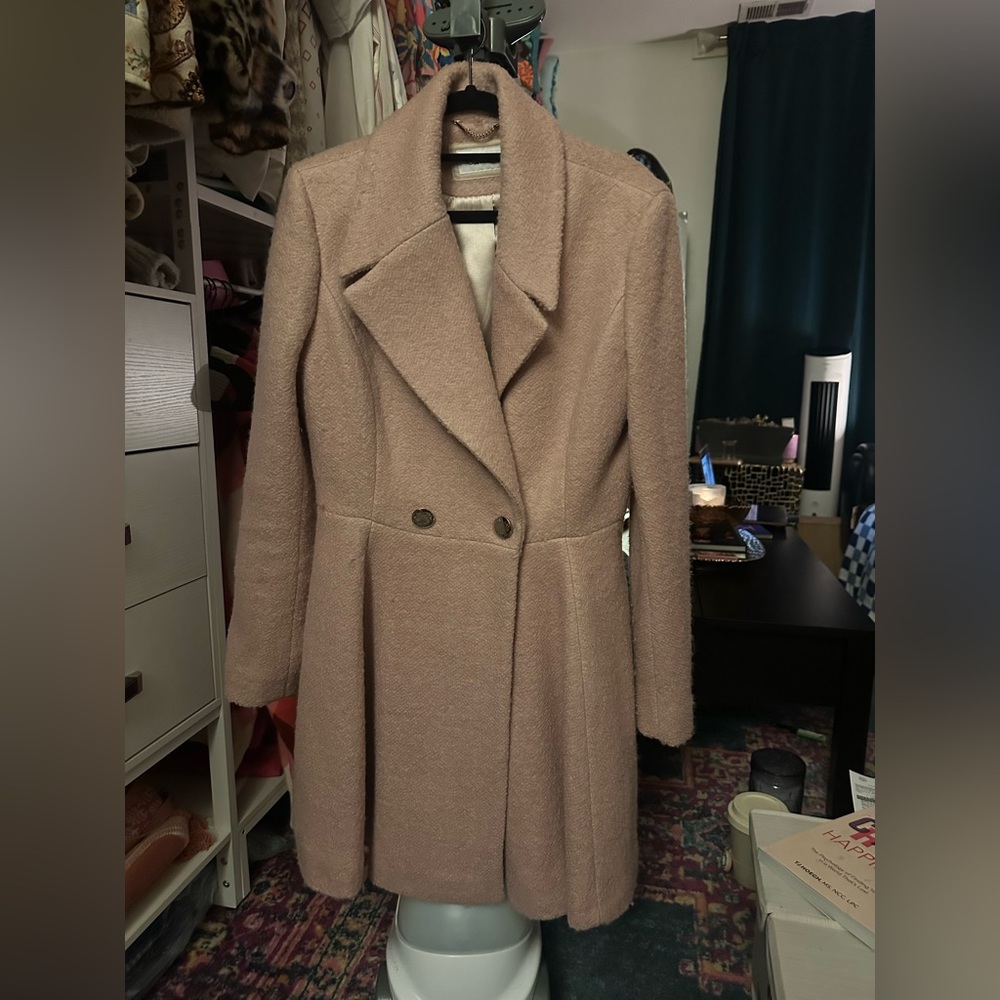Pink Calvin Klein Trench Coat